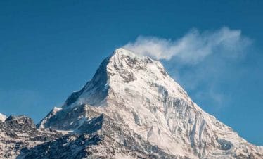 Annapurna South from Annapurna Circuit Trek, Gurkha Expeditions, Nepal