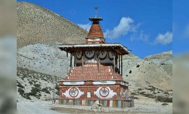 Buddhist Stupa at Upper Mustang Trek, Nepal, Gurkha Expeditions