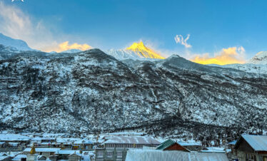Golden Himalayas seen on Manaslu Circuit Trek 2024, Gurkha Expeditions