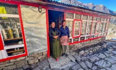 Local Tea Shop Sisters in Langtang, Nepal, Gurkha Expeditions