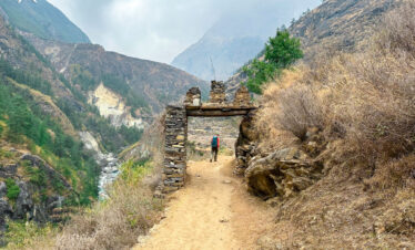 Stone Gate at Manaslu Circuit Trekking Trail 2024, Gurkha Expeditions