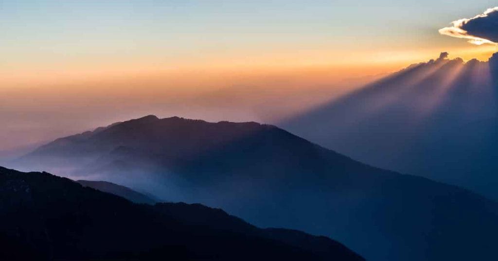 Sunset from Helambu, Nepal, Gurkha Expeditions