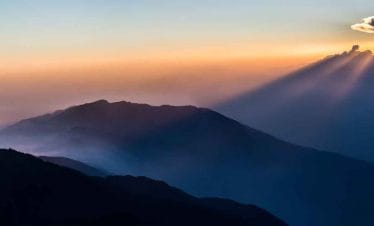 Sunset from Helambu, Nepal, Gurkha Expeditions